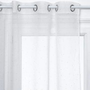 Firanka do salonu, nadruk w kropki, 140 x 240 cm