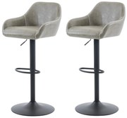 Zestaw krzeseł barowych B-716 GREY3, 2 szt.