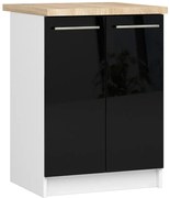 Szafka kuchenna dolna w kolorze czarnym P3-L57