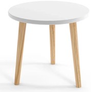 Skandynawski Stolik Biały Kawowy D8-R20