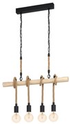 Eglo 43318 - Żyrandol na łańcuchu YOUNGSTOWN 4xE27/40W/230V