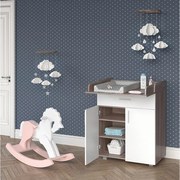 Przewijak dla dziecka biały/sonoma 75x50x100 lena