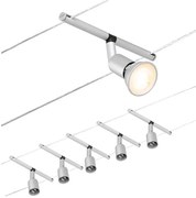 Paulmann 94442 - Zestaw 5xGU5,3/10W SALT reflektory 230V matowy chrom