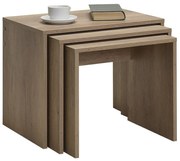 Stolik do odkładania SHP Light Walnut, 3 szt.