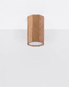 Plafon ZEKE 10 dębowy SOLLUX  LIGHTING