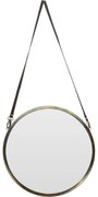 Lusterko kosmetyczne, wiszące, dekoracyjne, okrągłe, 42 cm