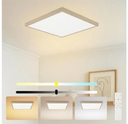 Brilagi -LED Ściemnialna oprawa łazienkowa FRAME SMART LED/50W/230V 60x60 IP44 + z pilotem