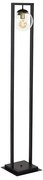 Klausen 107003 - Lampa podłogowa REY 1xE27/7W/230V czarny