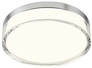 Redo 01-3727 - LED Plafon FRISBI LED/12W/230V 3000/4000K IP44 chrom