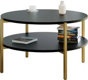 Czarny nowoczesny stolik kawowy  C4-K65
