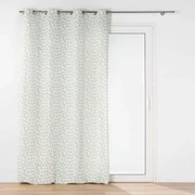 Biało-zielona zasłona 140x240 cm Maddy – douceur d'intérieur