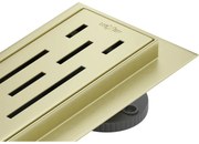 Mexen Flat M01 odpływ liniowy 100 cm, złoty szczotkowany - 1A20100-15