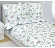 Bellatex Pościel bawełniana Niezapominajka, 140 x 220 cm, 70 x 90 cm