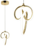 LAMPA WISZĄCA LED LHJ092-1CP Złota