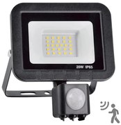 Reflektor LED z czujnikiem 20W/230V IP65