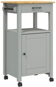 Klasyczny szary wózek kuchenny z szufladą T6-A84