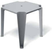 Stół ogrodowy Lottie Light Gray 77,5 x 77,5 cm FERNE