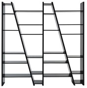 Czarny regał matowy TemaHome Delta