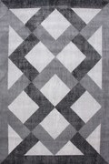 Dywan Diamond Nowoczesny szary 200x290 Prostokąt