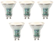 Zestaw 5 żarówek LED GU10 z czujnikiem zmierzchu 3W 200 lm 2700K