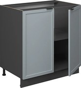 Szafka pod zlew jasnoniebiesko-szary 80x60x82 fame-line