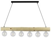 Spot-Light 69860604 - Żyrandol na lince TRABO 6xE27/60W/230V