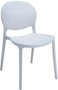 Białe krzesło tarasowe A5-R48
