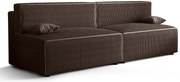 Brązowa rozkładana sofa L3-Z21