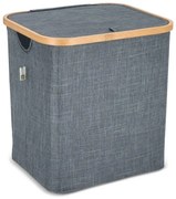 Kosz na pranie NOLVIO 50 L, niebieskoszary