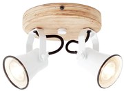 Brilliant - Oprawa punktowa SEED 2xGU10/5W/230V biały/beżowy