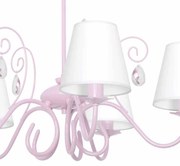Żyrandol SARA PINK 5xE14