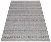 Dywan płaskotkany Aruba geometria szary 60 cm x 100 cm