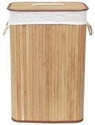 Compactor Kosz na brudne ubrania Bamboo prostokątny, naturalny