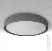 Brilagi - ściemnialna lampa sufitowa LED LUCIA LED/48W/230V śr. 41 cm szara + pilot
