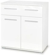 Modernistyczna komoda biały połyskZ6-M34