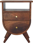 Szafka nocna Chestnut z podziałem