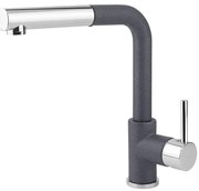 Concept BDG4527DG-Bateria zlewozmywakowa z wyciąganą wylewką 26,9 cm granit/ciemnoszary