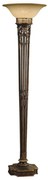 Feiss - Lampa podłogowa OPERA 1xE27/100W/230V brąz/beżowy