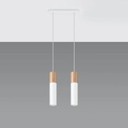 Lampa wisząca PABLO 2 biała SOLLUX LIGHTING