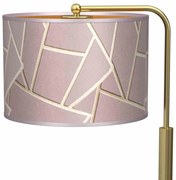 Lampka nocna, różowa, złota, ZIGGY PINK Gold/Pink 1xE27