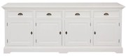 Komoda Brighton 4 drzwi + 4 szuflady white