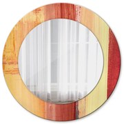 Abstrakcyjny obraz Lustro dekoracyjne okrągłe