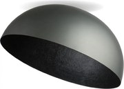 Plafon sufitowy okrągły - Sfera Sigma srebrno-czarna, średnica 90, 70, 50, 35cm