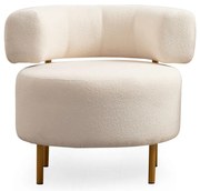 Fotel River Round White
