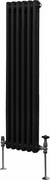 Tradycyjny grzejnik 2-kolumnowy - 1500 x 292 mm - czarny