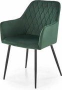 Krzesło tapicerowane K558 VELVET zielone