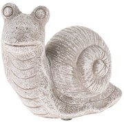 Ogród dekoracja betonowa Ślimak szary, 13 x 10 cm