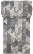 Szary chodnik w geometryczne wzory na metry F7-L87