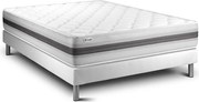 lózka z materacem VITALMEMO BACK 150 x 200 cm Rama lózka Bialy