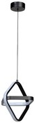 Lampa geometryczna LED wisząca sufitowa AT48-1SL-Black